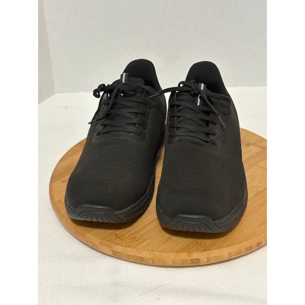Orthofeet 20016 Mens X-Wide 4E Black Athletic Walking Shoes Size 14